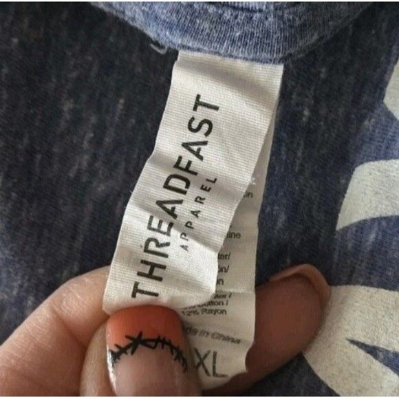 Deep Eddy Vodka Day Drink T-shirt Mens Size 2X XXL Light Blue Soft Threadfast - Picture 5 of 10